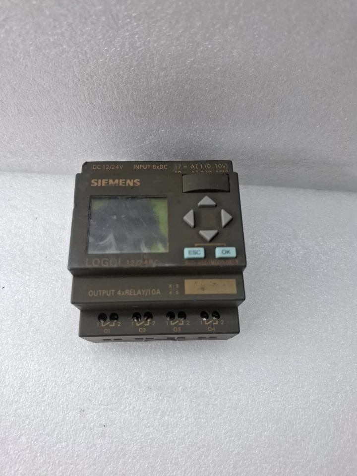 SIEMENS 6ED1 052-1MD00-0BA5 LOGO PLC 12/24RC 12/24V DC FOR PARTS